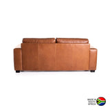 ANTONIO GENUINE LEATHER 3 SEATER - PECAN
