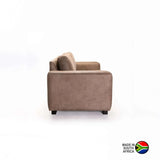 ANTONIO GENUINE LEATHER 3 SEATER - BUFFED TAUPE