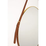 CAS 60cm ROUND MIRROR - GOLD