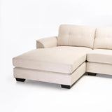 GIA FABRIC CORNER CHAISE-PLATINUM-LEFT