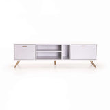LENA 160cm 2 DOOR TV UNIT - WHITE