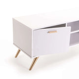 LENA 160cm 2 DOOR TV UNIT - WHITE