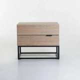 LODI 2 DRAWER PEDESTAL - OAK