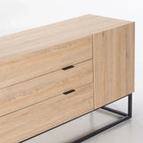 LODI 3 DRAWER 1 DOOR SIDEBOARD - OAK