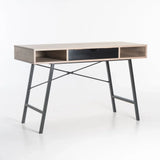 LUCA 120cm DESK - OAK/BLACK