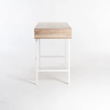 LUCA 120cm DESK - OAK/WHITE
