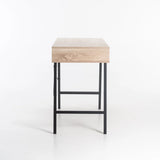 LUCA 120cm DESK - OAK/BLACK