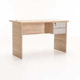 POD 120cm DELUXE DESK - LIGHT OAK/LIGHT GREY