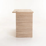 POD 120cm DELUXE DESK - LIGHT OAK/LIGHT GREY