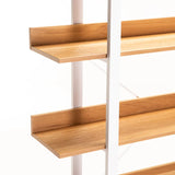 SIGMA 5 SHELF UNIT - BEECH/WHITE