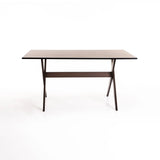 TABLE E030 150x90cm - GREYSTONE/DARK LEGS