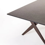TABLE E031 180x90cm - GREYSTONE/DARK LEGS