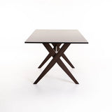 TABLE E031 180x90cm - GREYSTONE/DARK LEGS