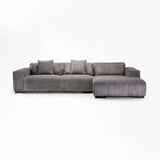 CATERINA FABRIC CORNER CHAISE - GREY - RIGHT